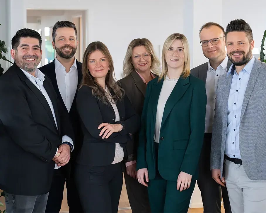 Das Sales-Team von Eticor